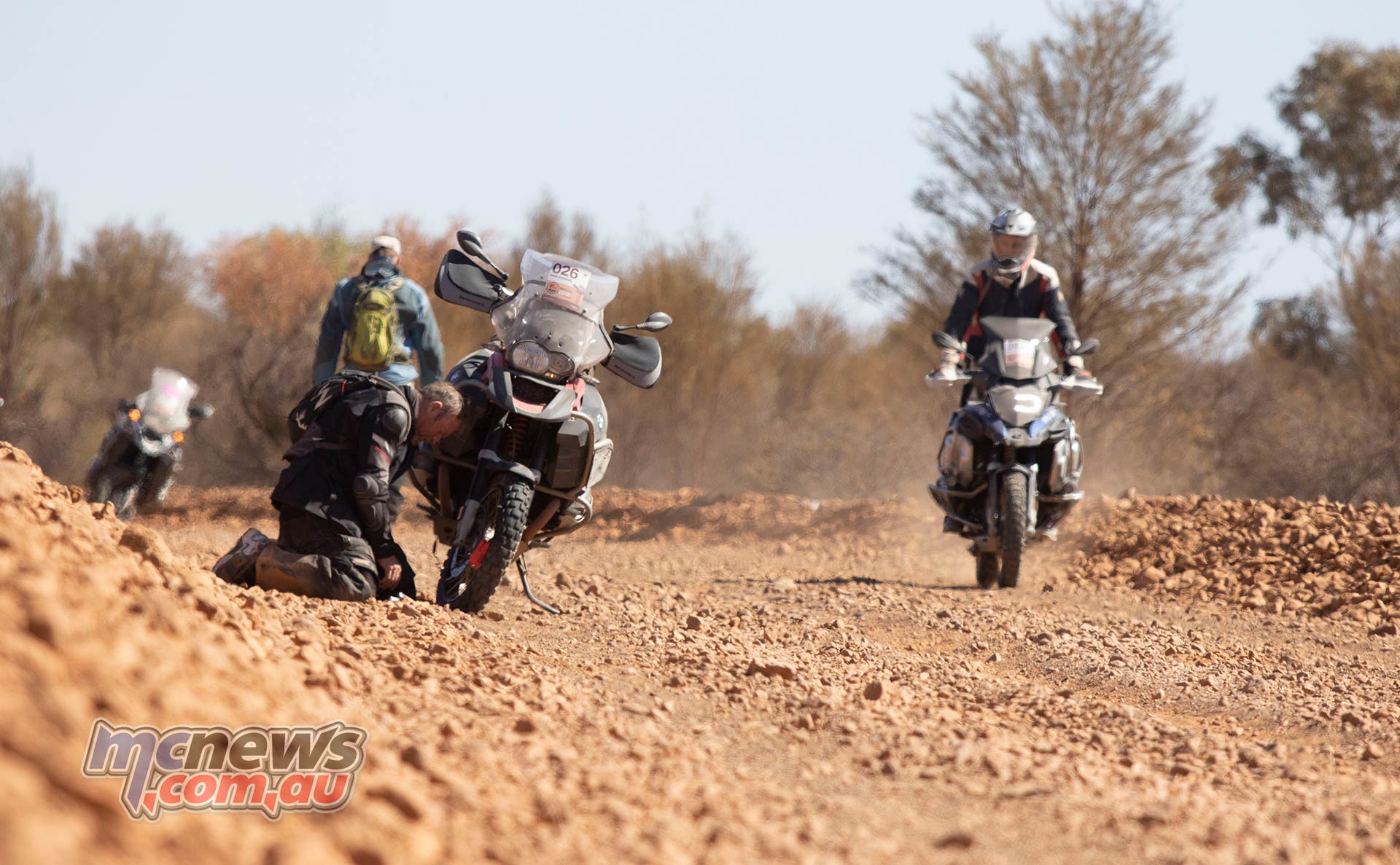 BMW GS Safari Enduro Damo Puncture BMW GS Safari Enduro Damo Puncture