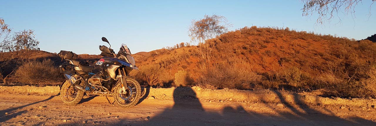 BMW GS Safari Enduro Shaun Terblanche Day sunrise Arkaroola BMW GS Safari Enduro Shaun Terblanche Day sunrise Arkaroola