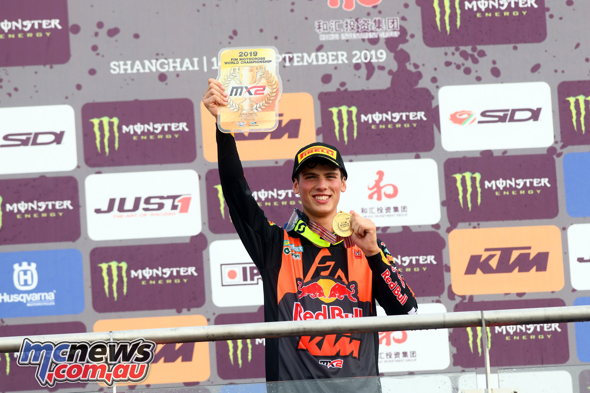 MXGP Rnd China Shanghai MX Prado podium championship