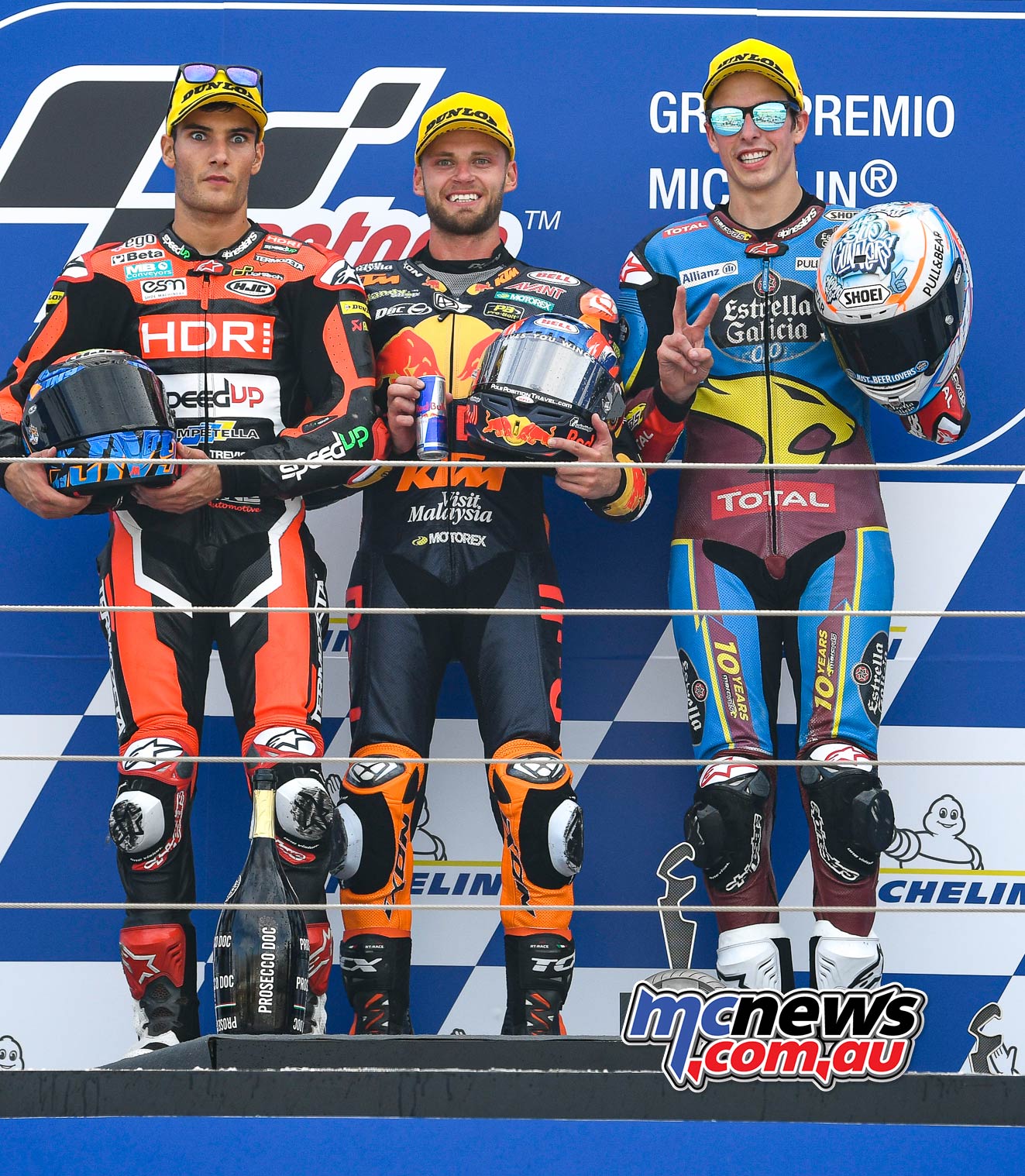 MotoGP Rnd Aragon Moto Podium Podium L R Navarro Binder Marquez MotoGP Rnd Aragon Moto Podium Podium L R Navarro Binder Marquez