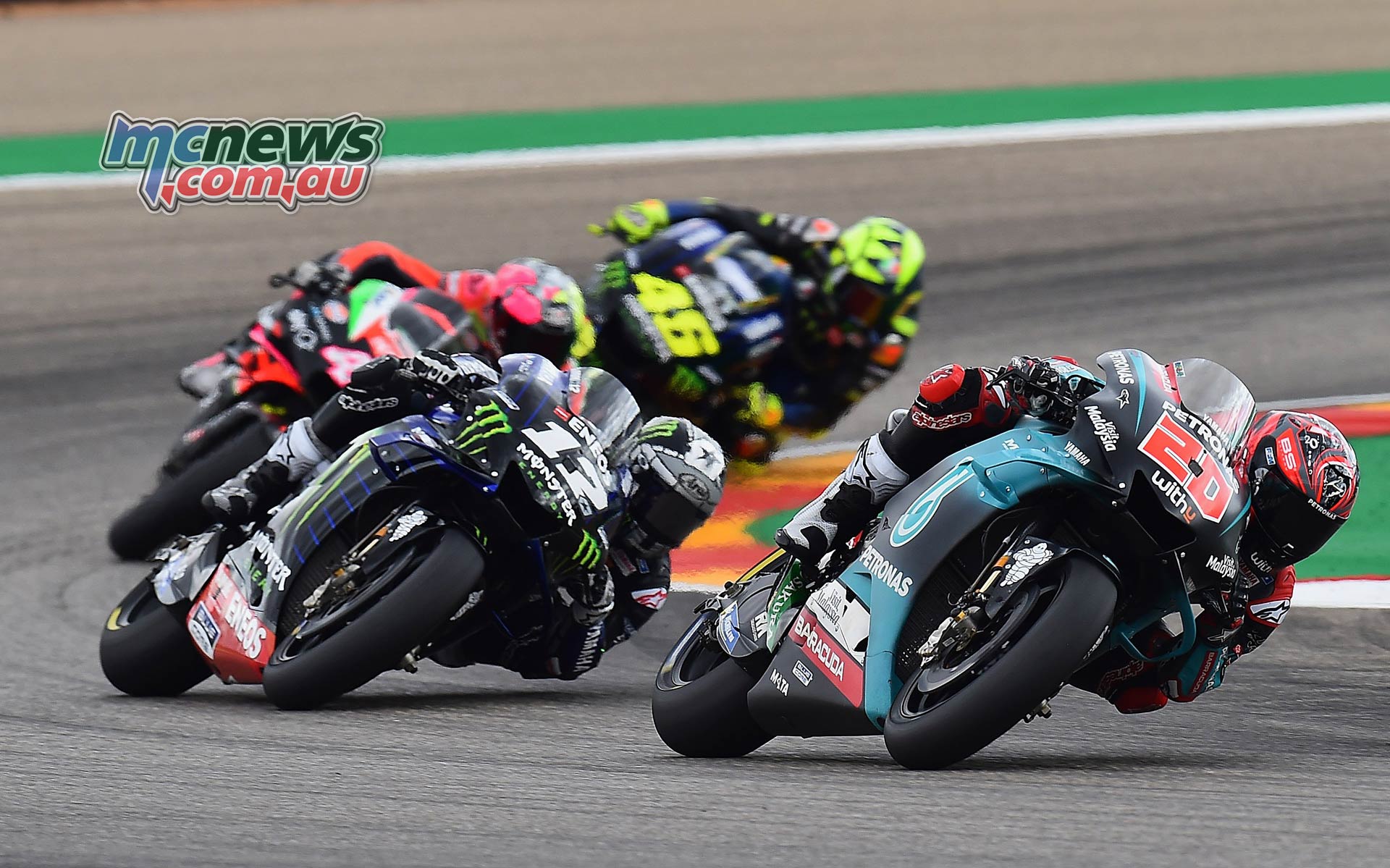 MotoGP Rnd Aragon Quartararo Vinales Espargaro Rossi MotoGP Rnd Aragon Quartararo Vinales Espargaro Rossi