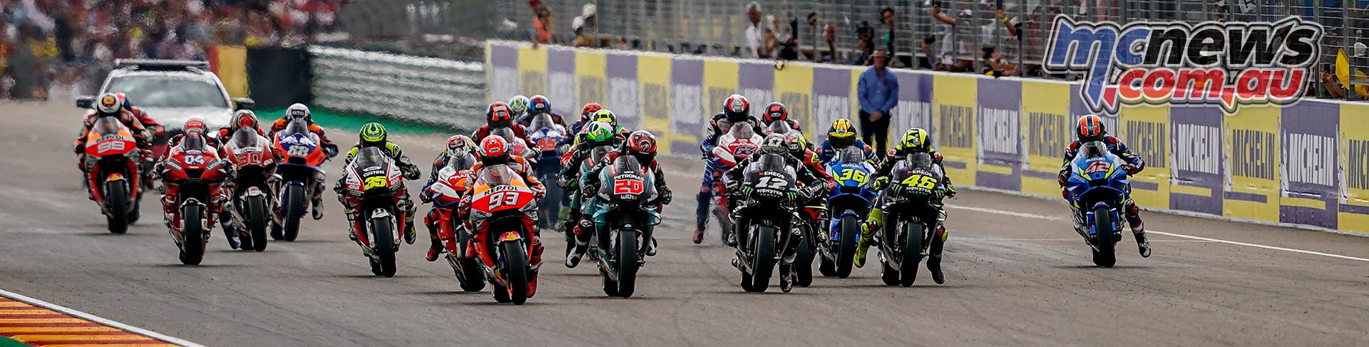 MotoGP Rnd Aragon Start MotoGP Rnd Aragon Start