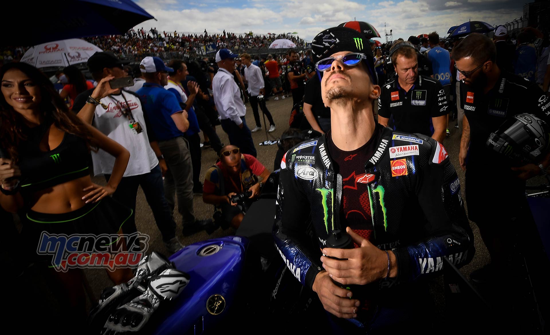MotoGP Rnd Aragon Vinales Grid Sky MotoGP Rnd Aragon Vinales Grid Sky
