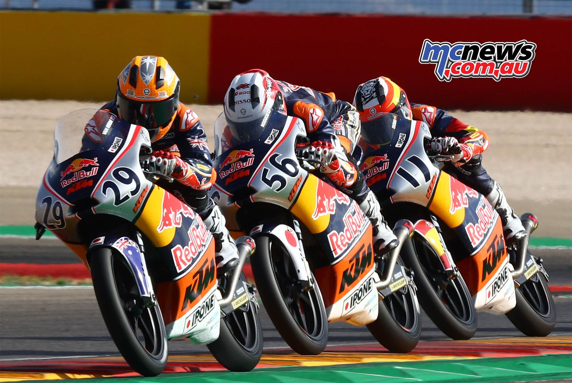 Red Bull Rookies Cup Aragon Billy Van Eerde Noguchi Escrig Red Bull Rookies Cup Aragon Billy Van Eerde Noguchi Escrig