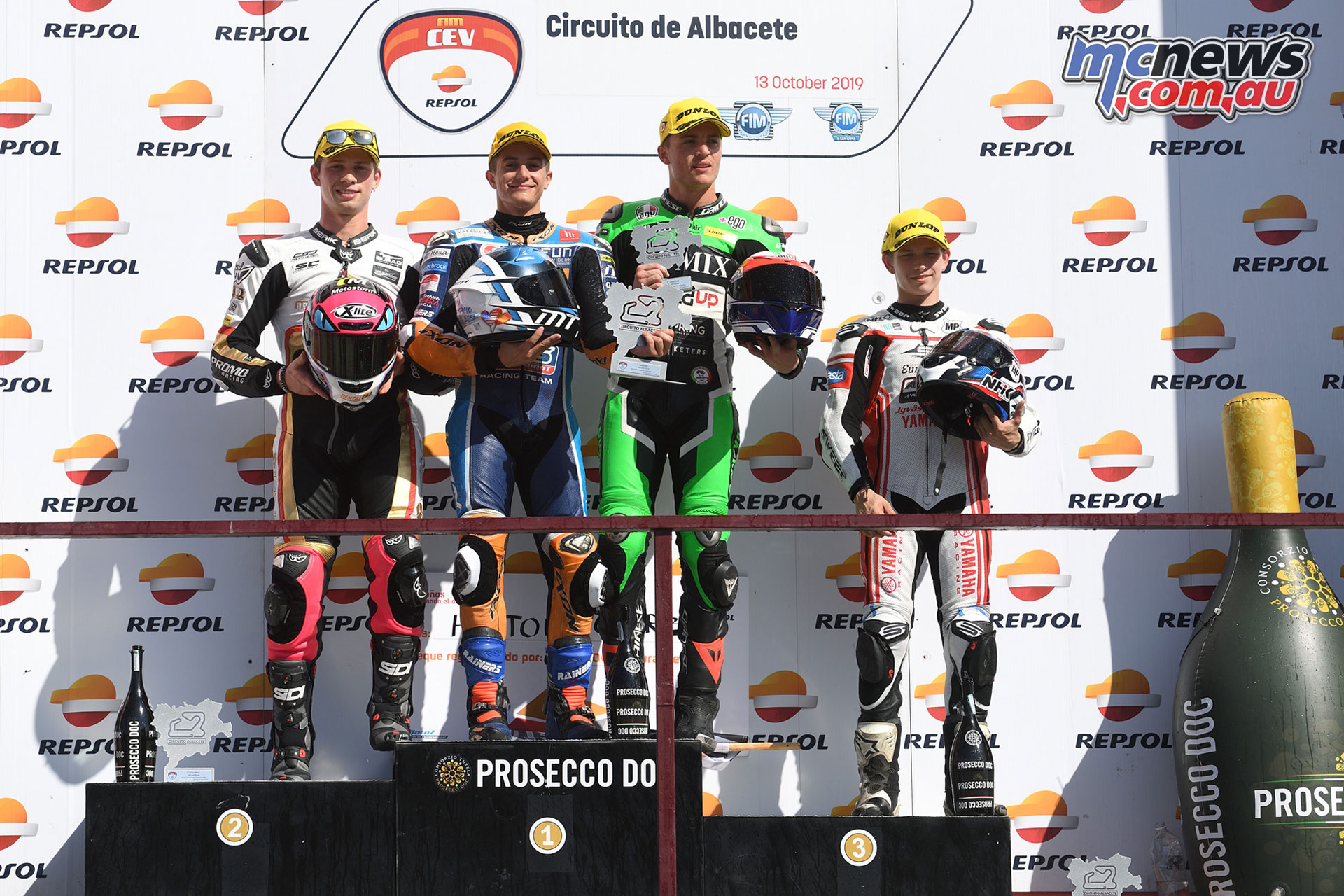 FIM CEV Repsol Rnd Albacete Podium Moto Race