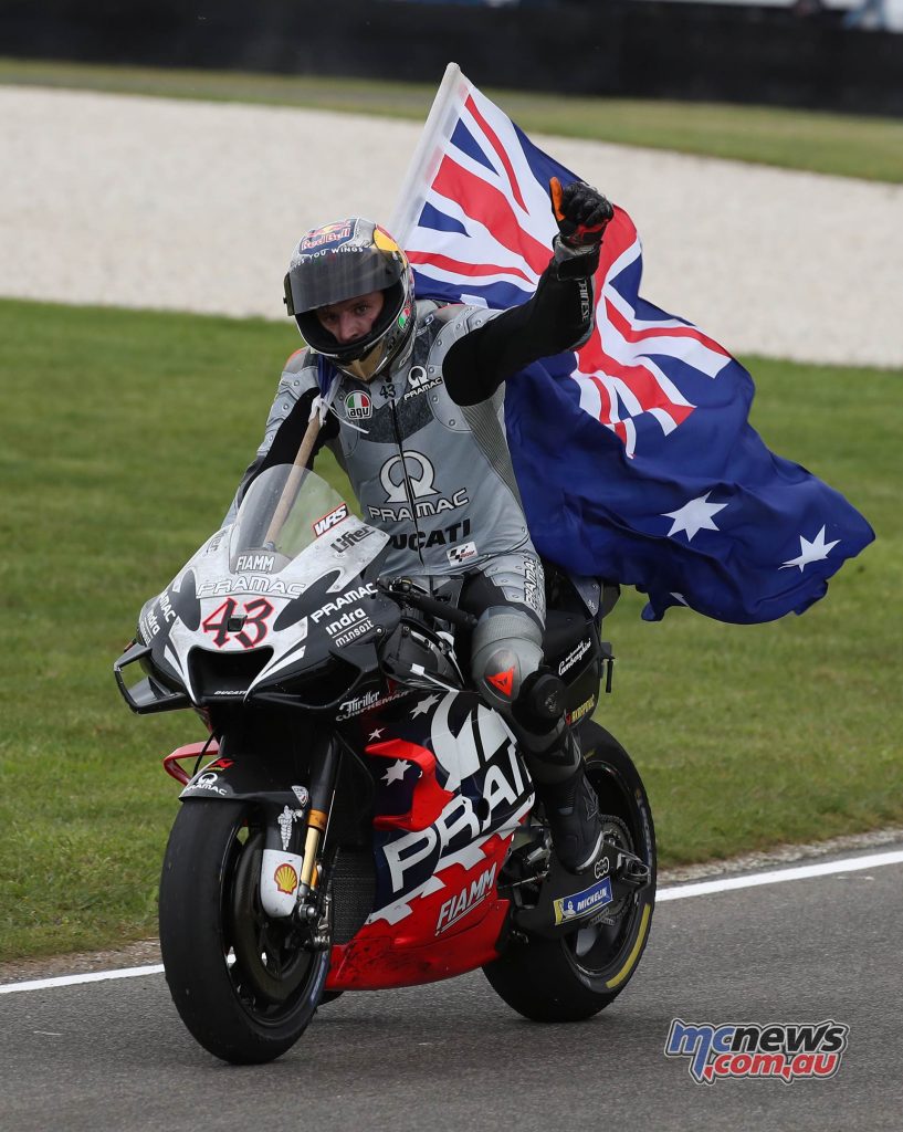 MotoGP Phillip Island Australia Race Miller Flag