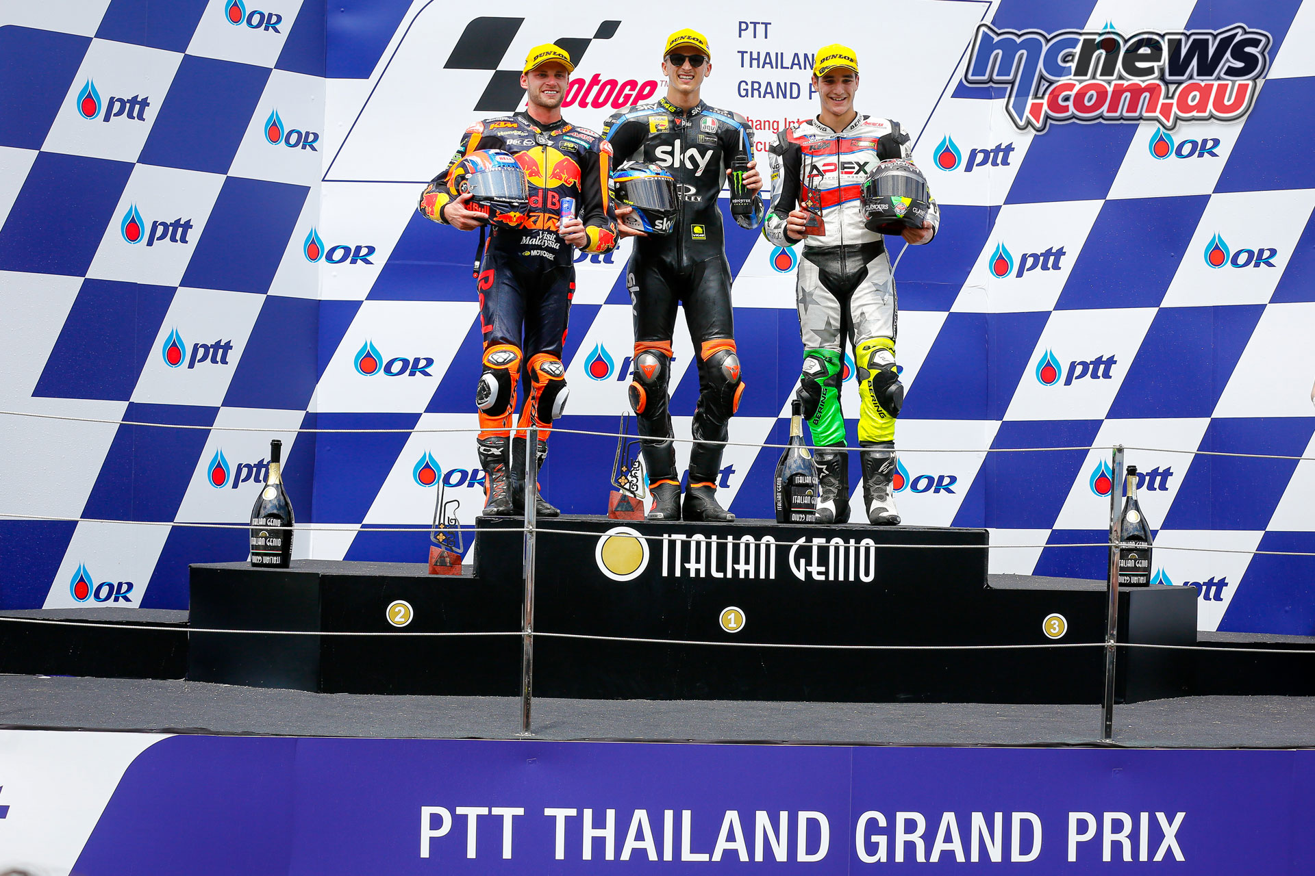MotoGP Thailand Rnd Sun Moto Podium MotoGP Thailand Rnd Sun Moto Podium