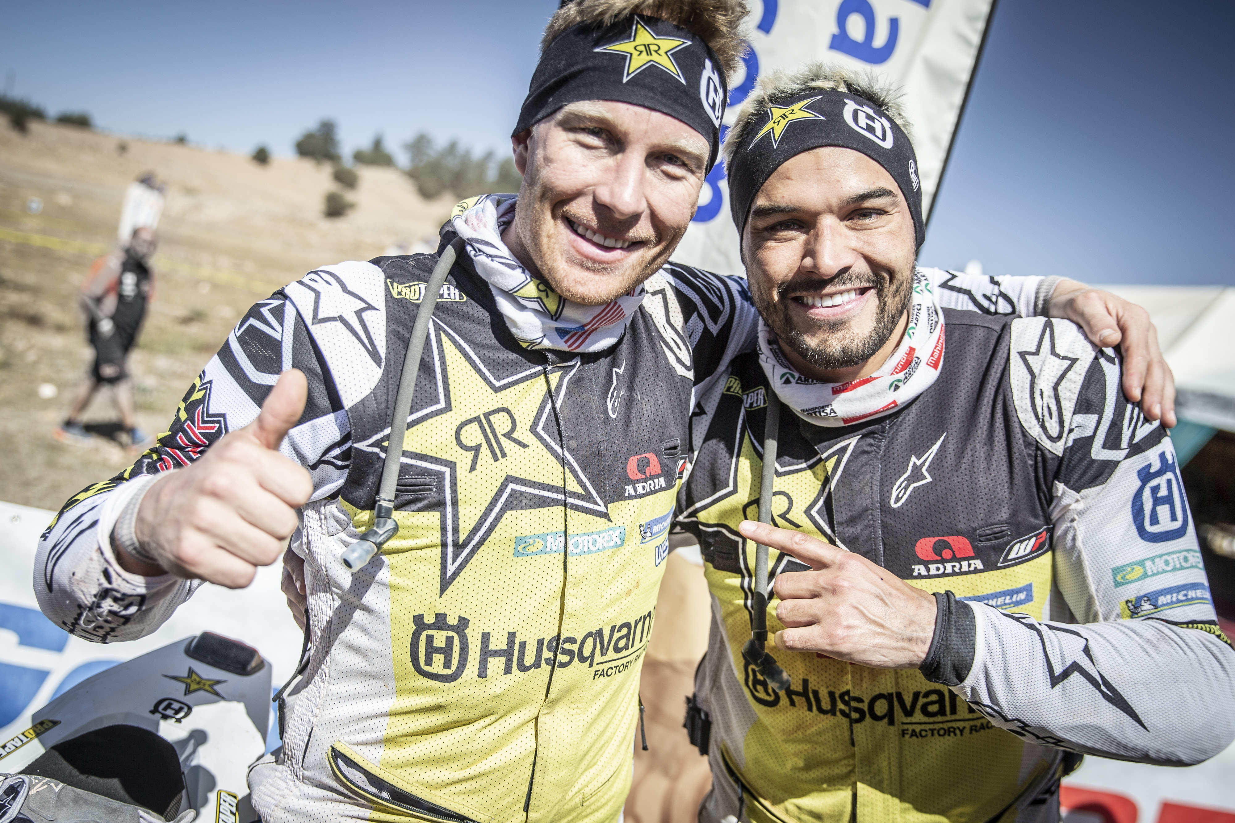Rally du Maroc Andrew Short Pablo Quintanilla Husqvarna Factory Racing Rally du Maroc Andrew Short Pablo Quintanilla Husqvarna Factory Racing