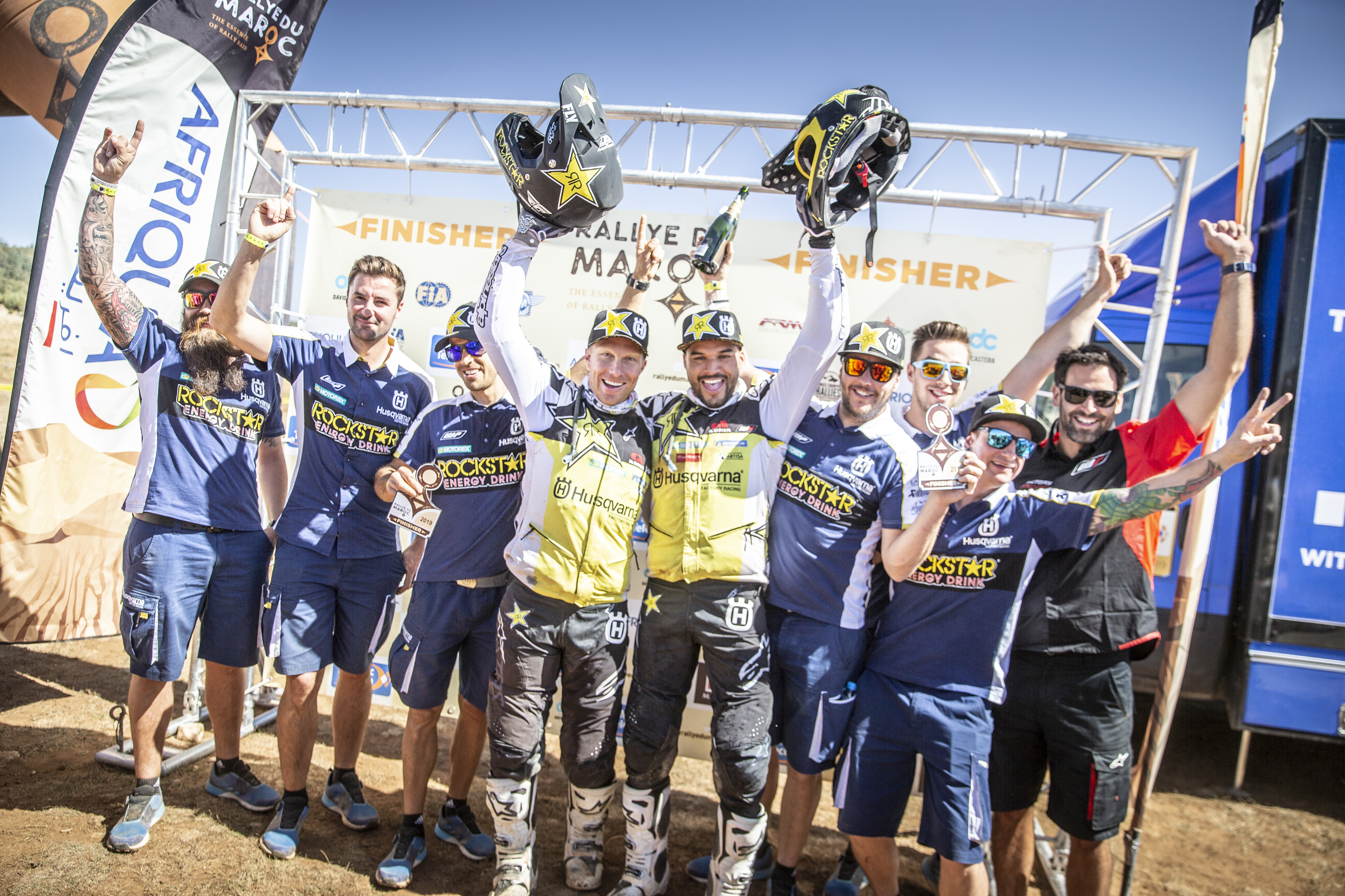 Rally du Maroc Andrew Short Pablo Quintanilla Husqvarna Factory Racing Rally du Maroc Andrew Short Pablo Quintanilla Husqvarna Factory Racing
