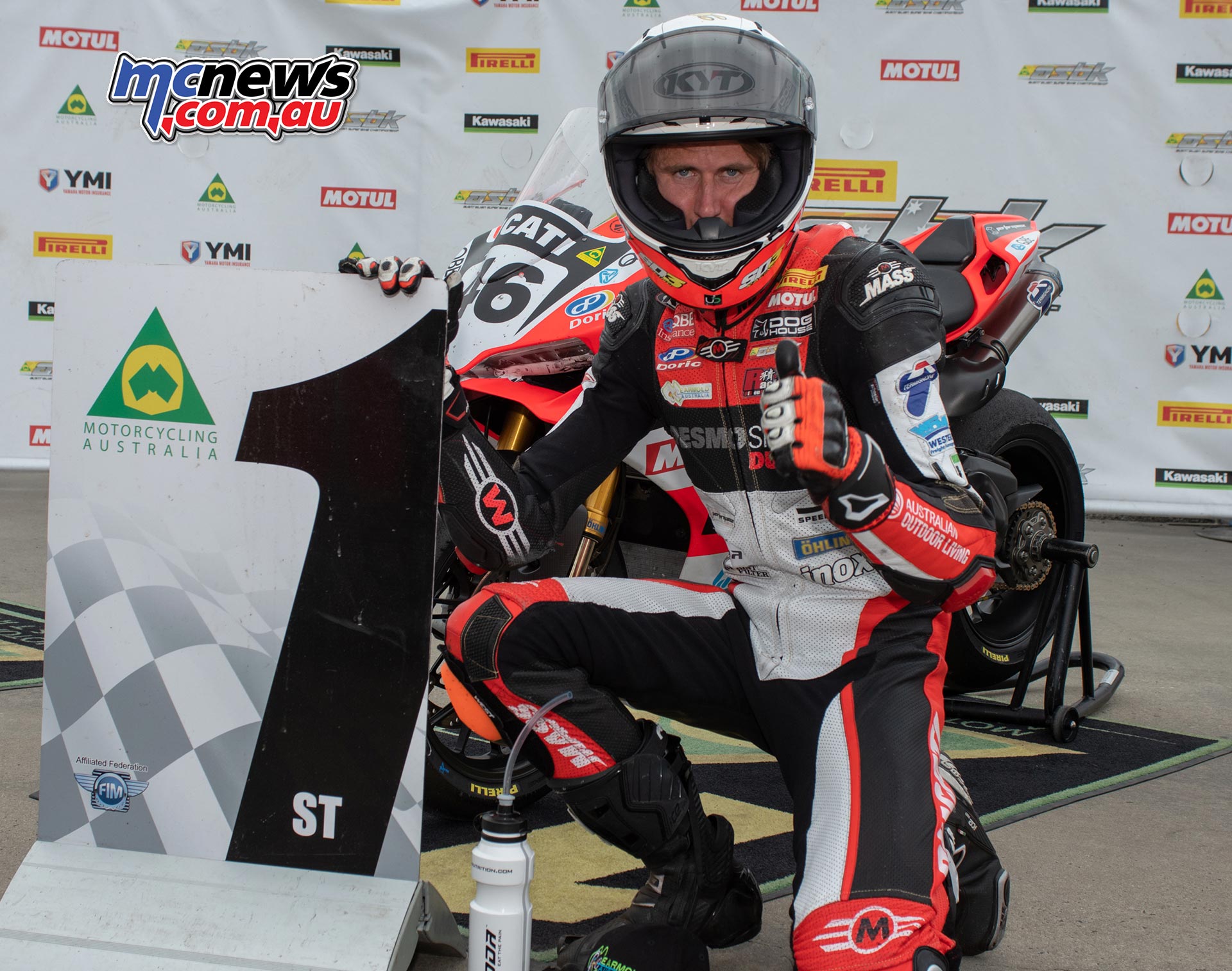 ASBK Rnd Phillip Island RbMotoLens SBK Q Parc Ferme Mike Jones ASBK Rnd Phillip Island RbMotoLens SBK Q Parc Ferme Mike Jones