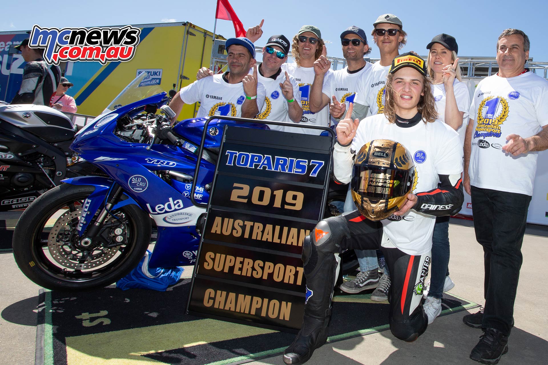 ASBK TBG Round Phillip Island Tom Toparis Celebration TBG Sunday ASBK TBG Round Phillip Island Tom Toparis Celebration TBG Sunday