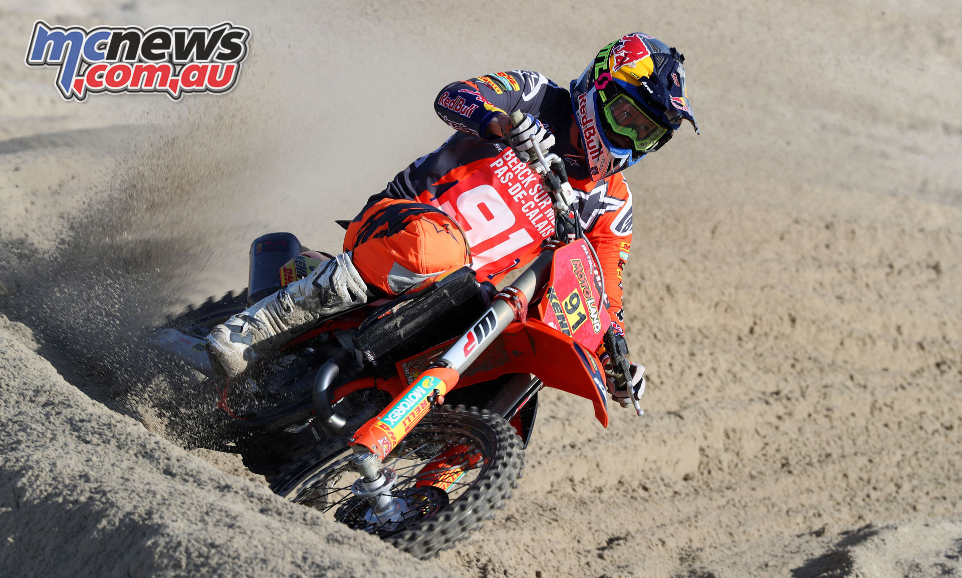 Nathan Watson Red Bull KTM Factory Racing Berck Beach Race Nathan Watson Red Bull KTM Factory Racing Berck Beach Race