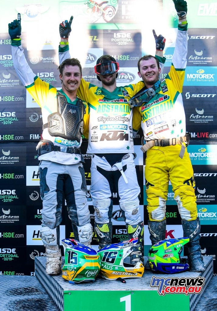 ISDE Day ImageDarioAgrati Junior Driscoll Higlett Snodgrass