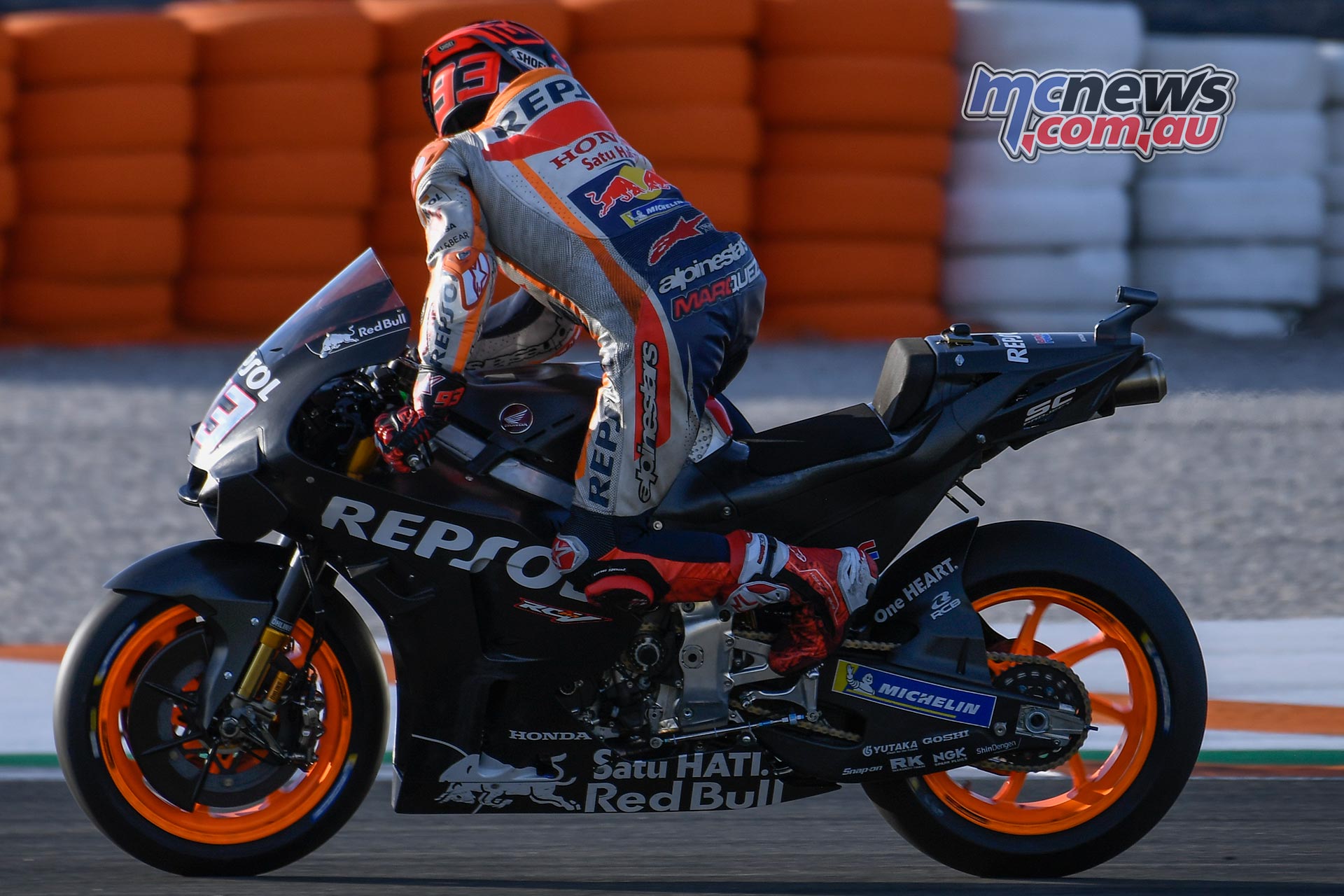 MotoGP Valencia Test Day Marc Marquez MotoGP Valencia Test Day Marc Marquez