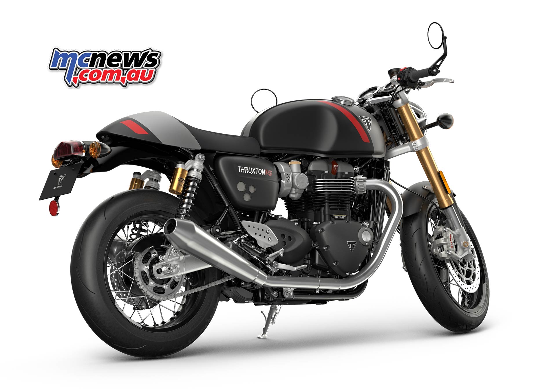 Triumph Thruxton RS MattStormGrey MattSilverIce Triumph Thruxton RS MattStormGrey MattSilverIce