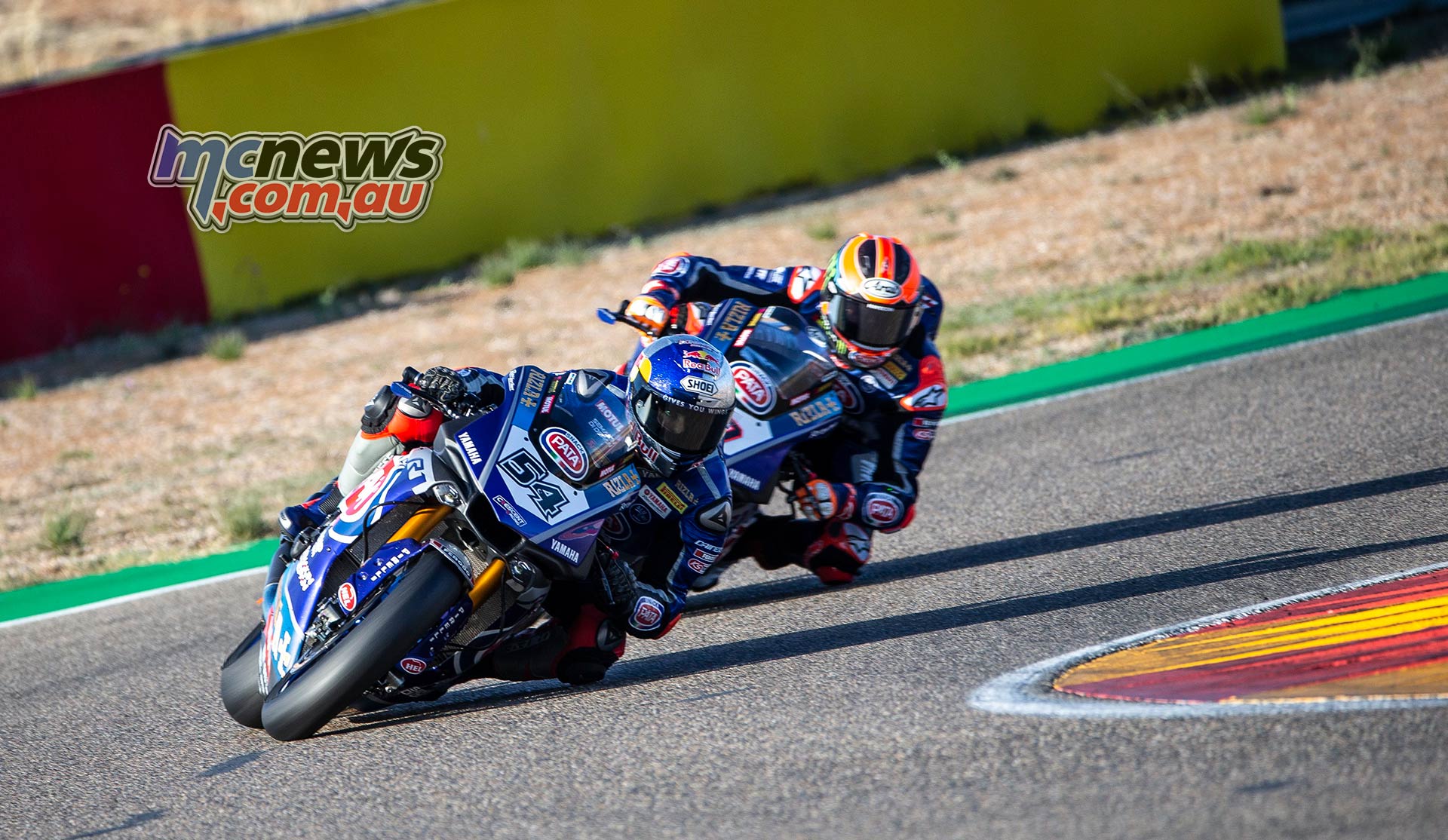 WorldSBK Test Nov Aragon Day Toprak Razgatlioglu Michael van der Mark WorldSBK Test Nov Aragon Day Toprak Razgatlioglu Michael van der Mark