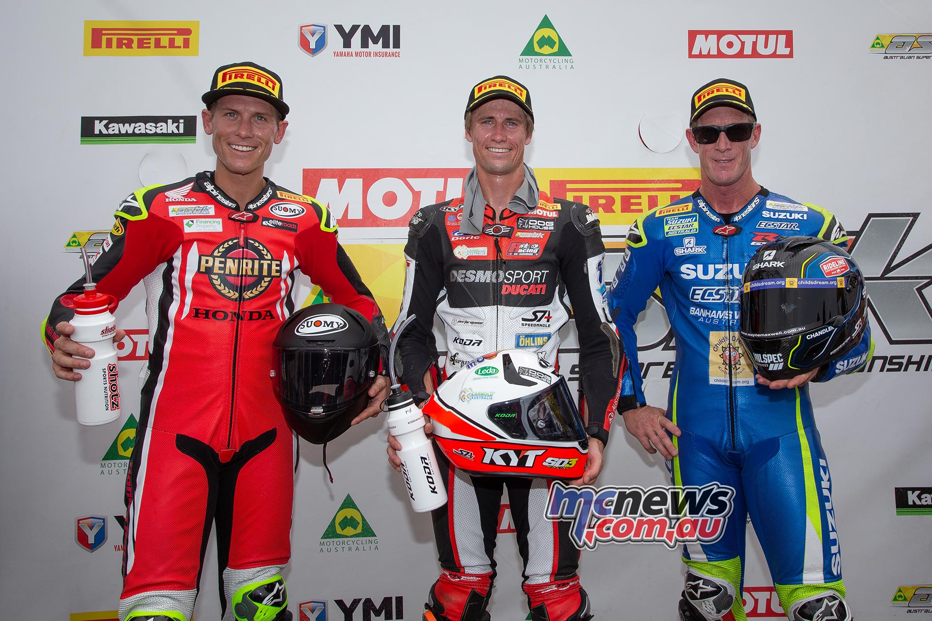 ASBK TBG Round SMP SBK R Podium Jones Herfoss Maxwell ASBK TBG Round SMP SBK R Podium Jones Herfoss Maxwell