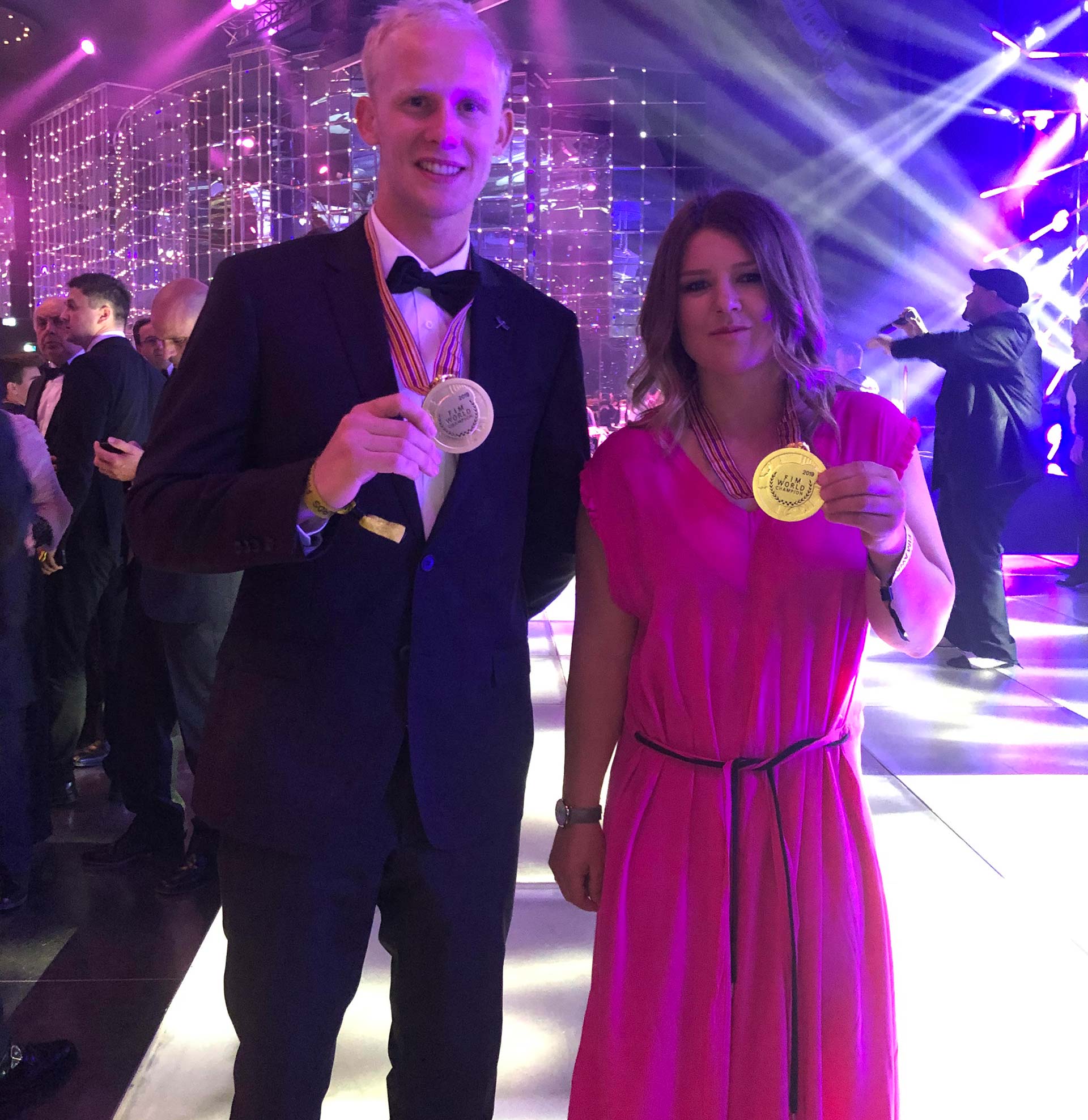 Courtney Duncan and Hamish MacDonald at FIM Awards Courtney Duncan and Hamish MacDonald at FIM Awards