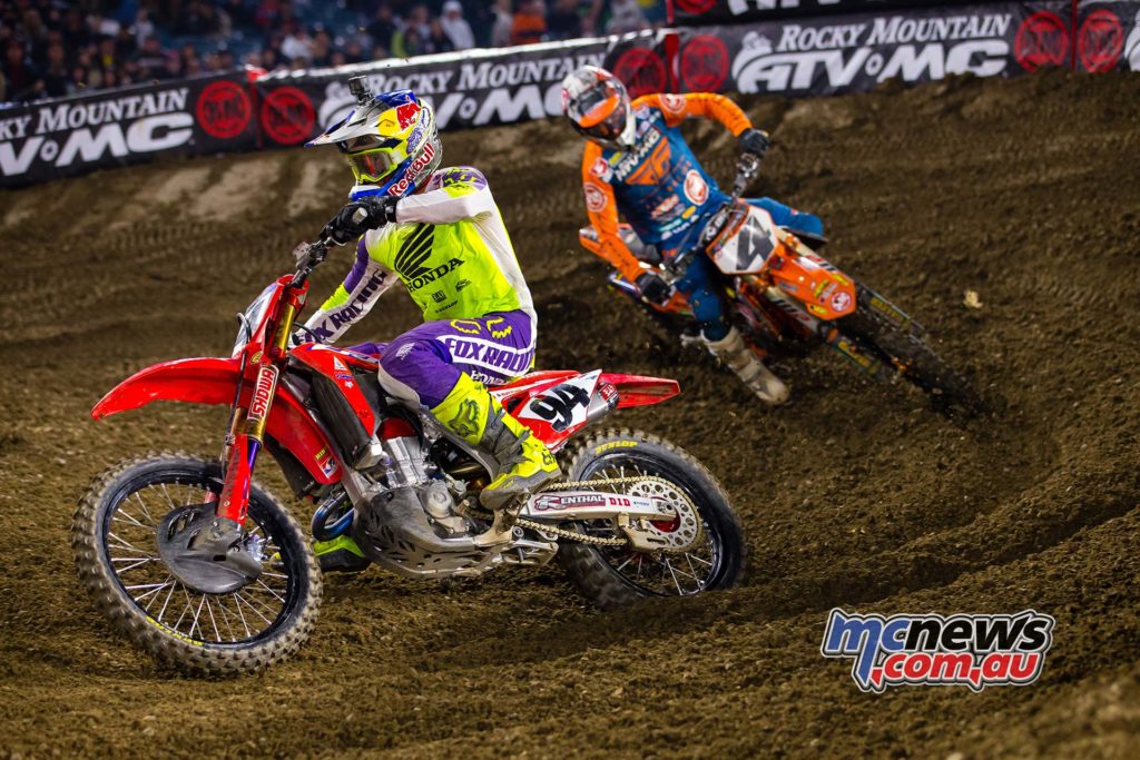 AMA SX Rnd A Roczen Baggett Multiple SX Rd Kardy