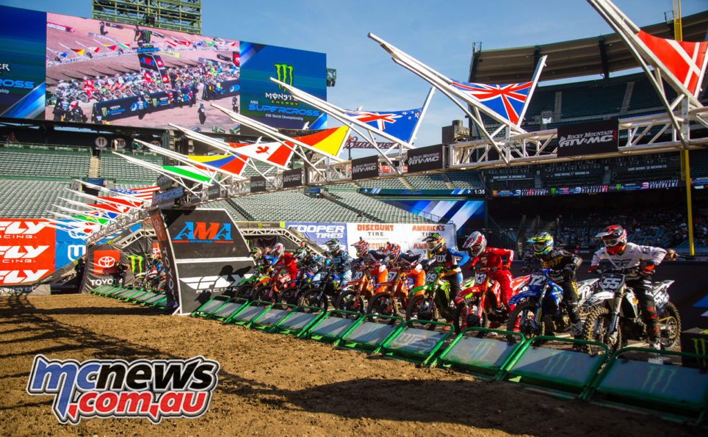 AMA SX Rnd Anaheim Starts SX Rd Kardy