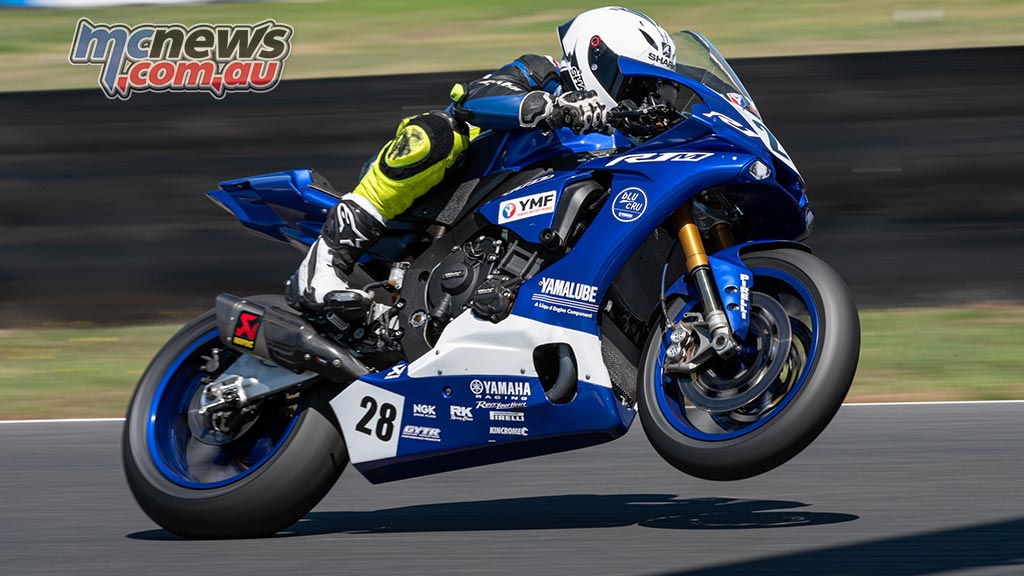 ASBK Test Phillip Island RbMotoLens ASBK Test SBK Aiden WAGNER