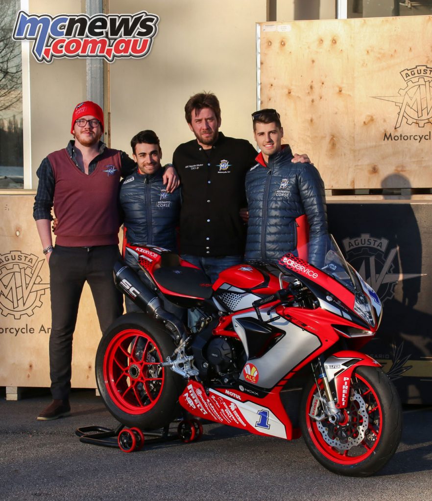 MV Agusta Reparto Corse Timur Sardarov Ratmir Sardarov Federico Fuligni Raffaele De Rosa MV Agusta Reparto Corse Timur Sardarov Ratmir Sardarov Federico Fuligni Raffaele De Rosa