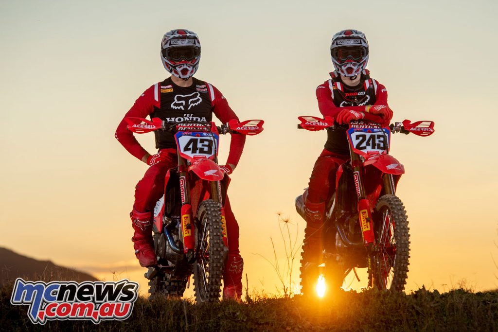 Team HRC Tim Gajser Mitch Evans MXGP shotbybavo dsc