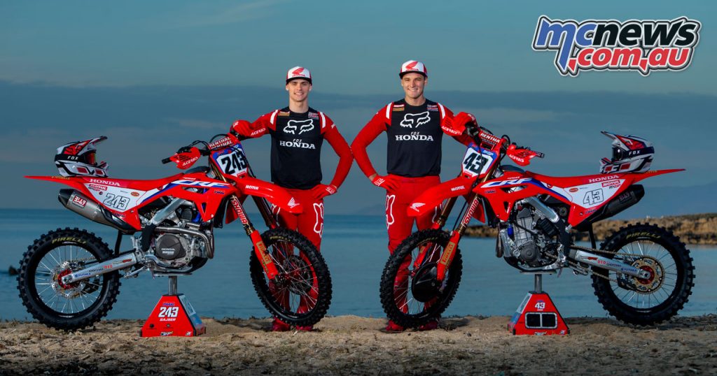 Team HRC Tim Gajser Mitch Evans MXGP shotbybavo dsc