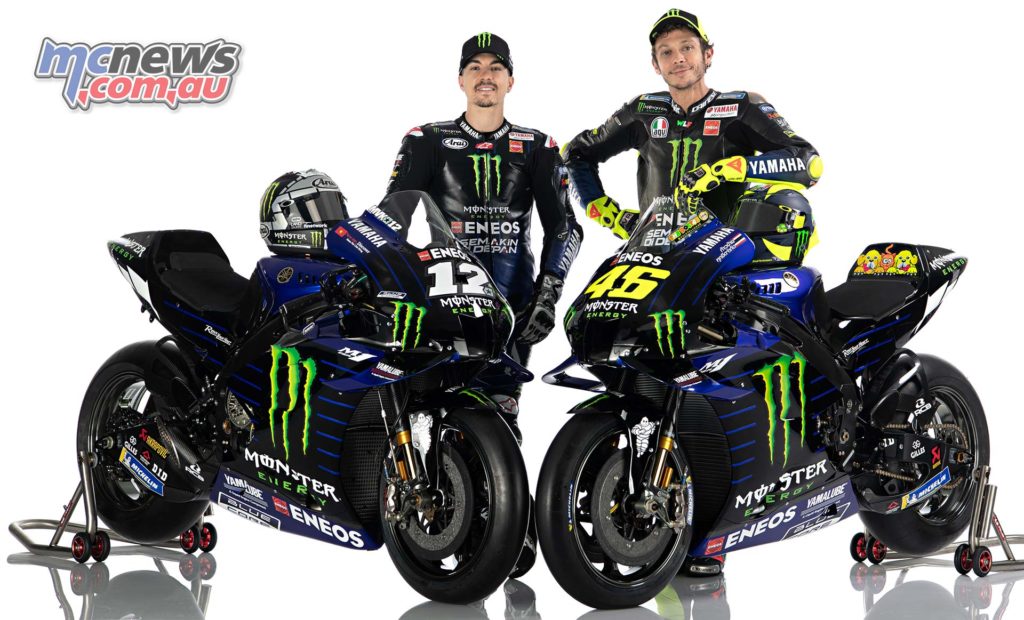 Yamaha YZR M Riders Vinales Rossi Yamaha YZR M Riders Vinales Rossi