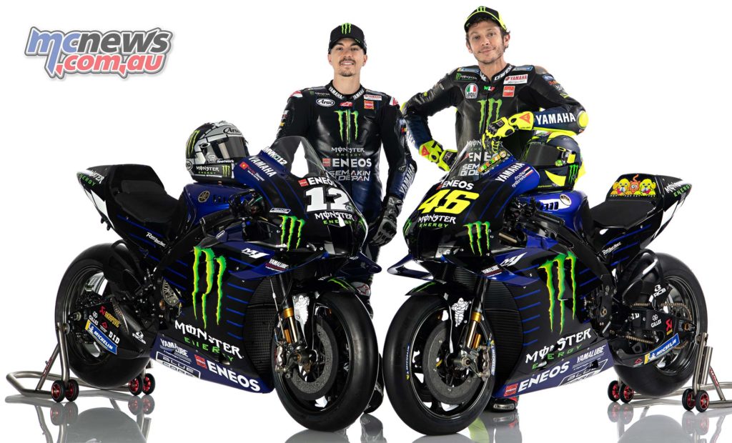 Yamaha YZR M Riders Vinales Rossi