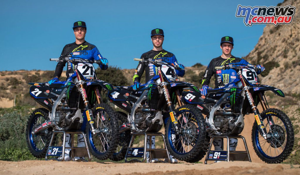 Monster Energy Yamaha Factory MXGP riders announced Tonus Paulin Seewer