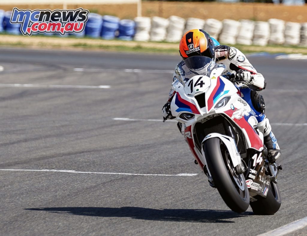 ASBK Wakefield Park Test TDJ Glenn Allerton straight