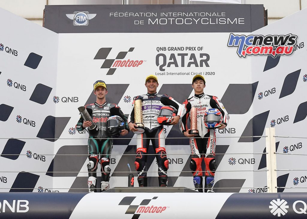 MotoGP Rnd Qatar Moto Podium