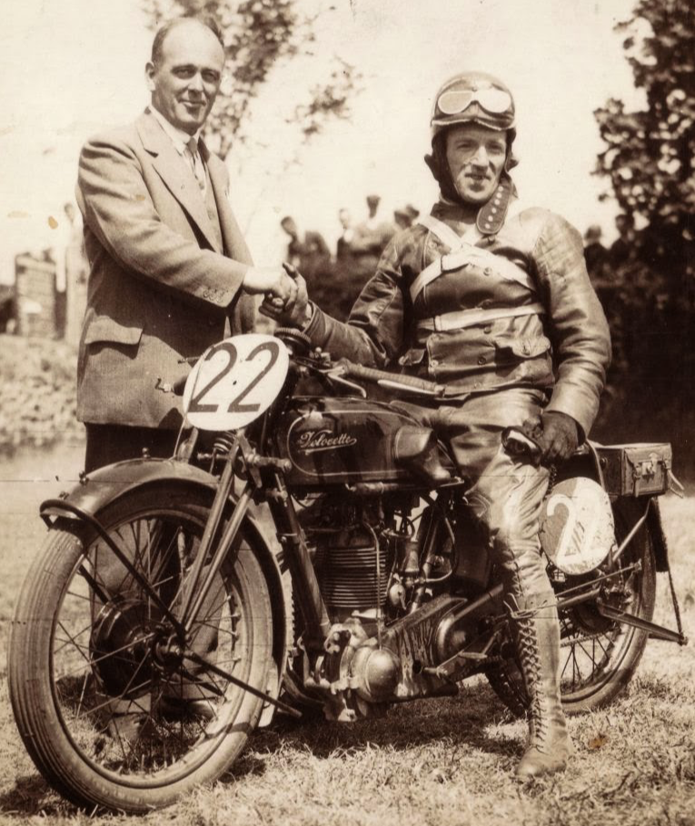 Alec Bennett Junior TT winner Velocette Alec Bennett Junior TT winner Velocette