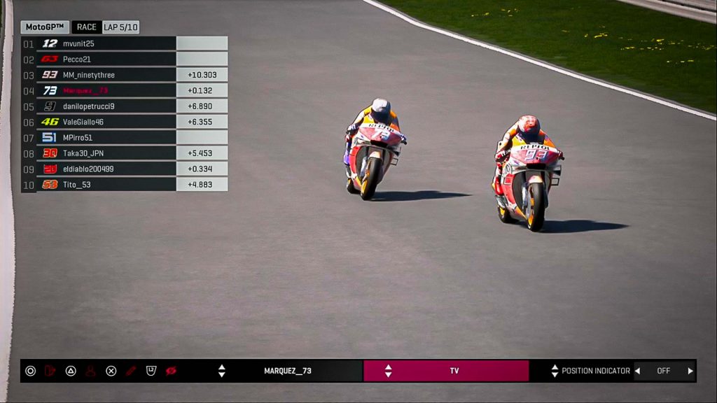 MotoGP Virtual Race Two Marquez