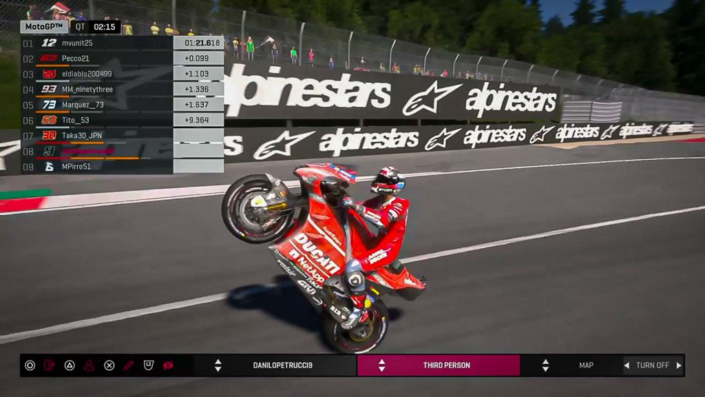 MotoGP Virtual Race Two Petrucci
