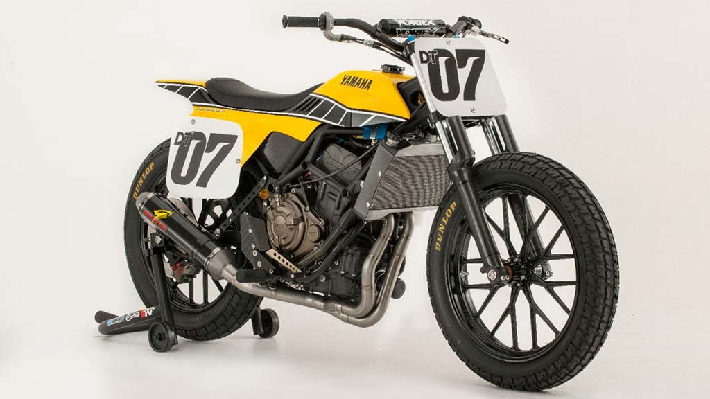 Yamaha MT Flat Track Yellow RHF Yamaha MT Flat Track Yellow RHF