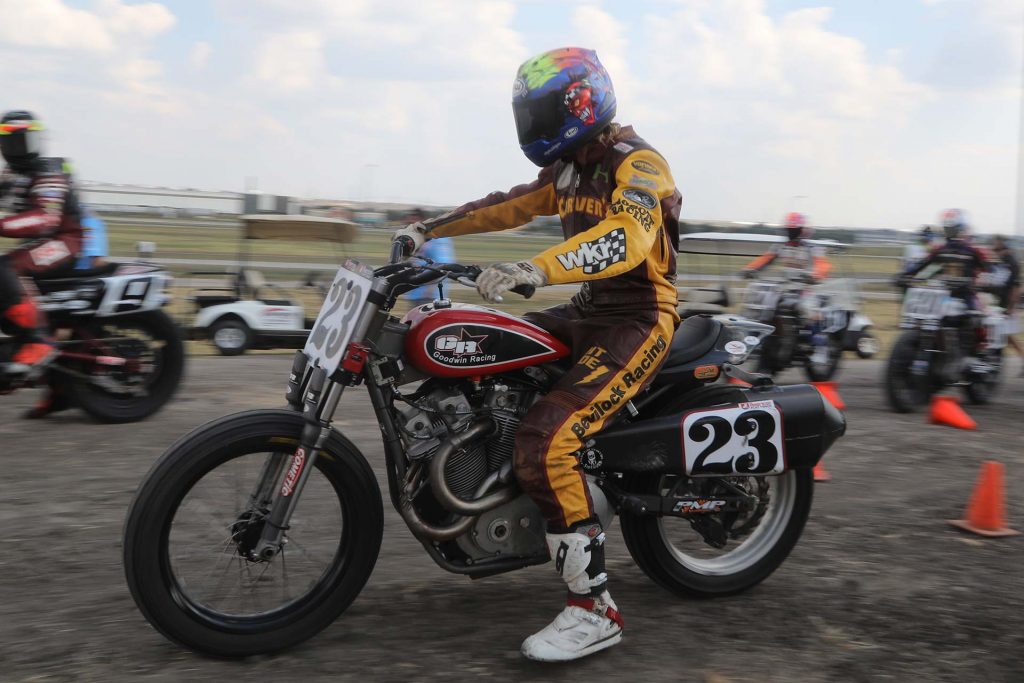 Carver aboard his XR at the Lonestar Half Mile Photo Scott Hunter