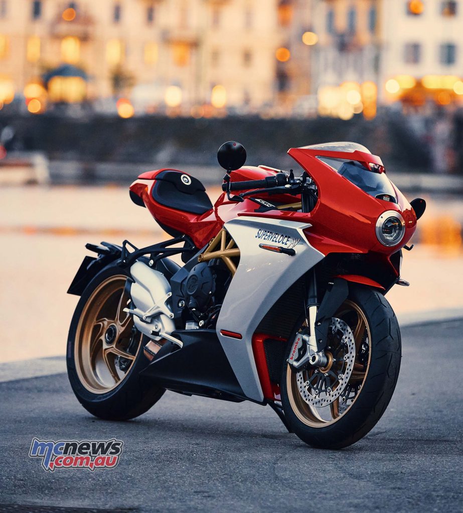 MV Agusta Superveloce red ambient