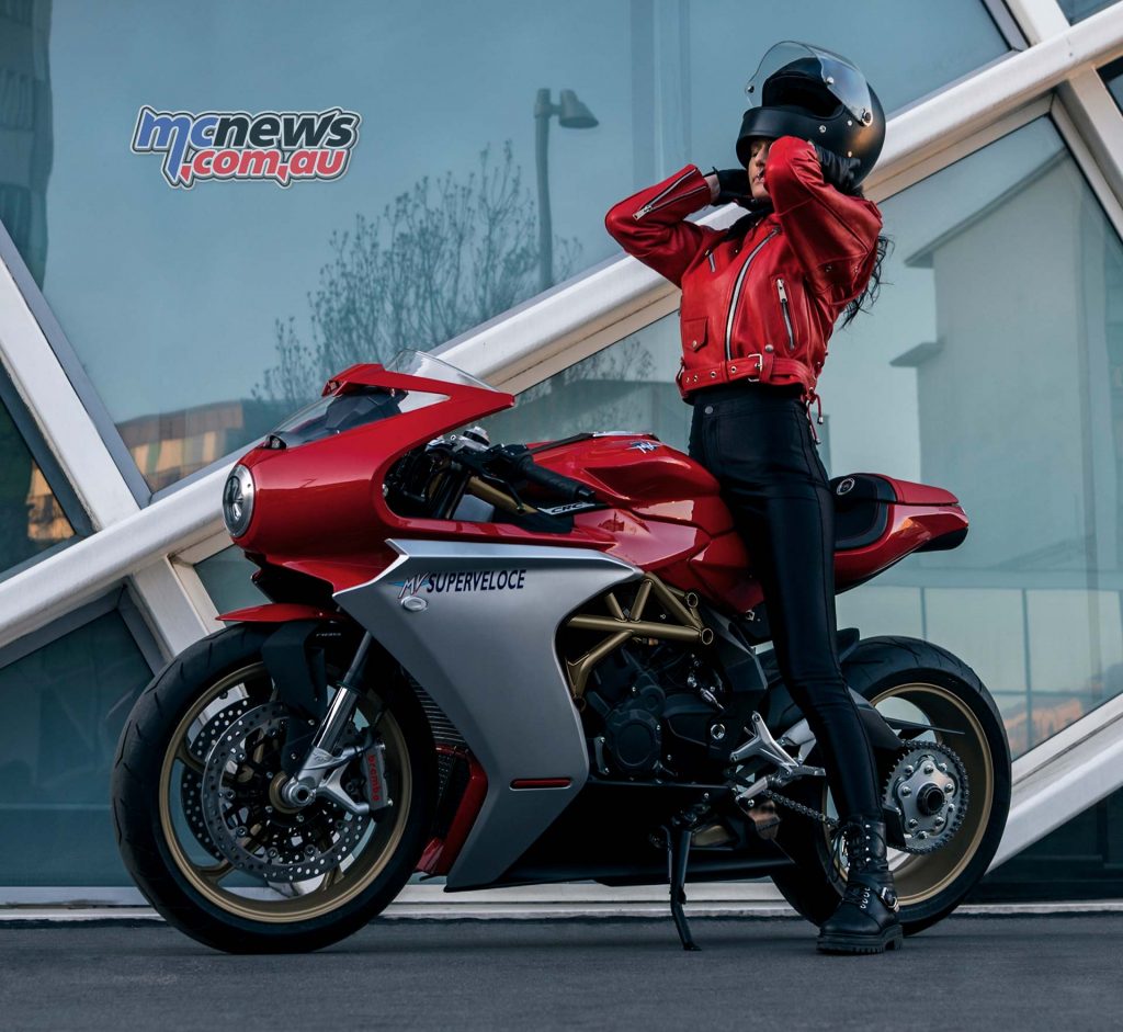 MV Agusta Superveloce red ambient