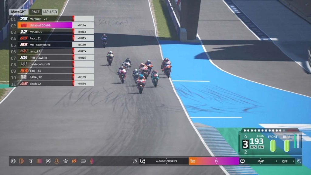 Virtual Gp Of Spain MGP RACE START