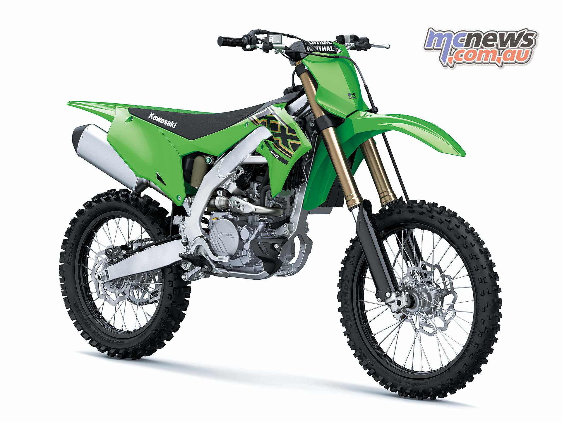 More power and electric start for 2022 KX250 Motorcycle 