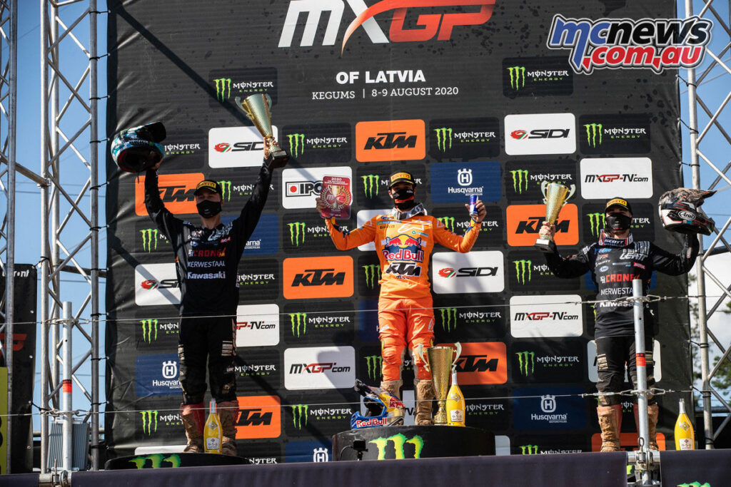 Tom Vialle took the round overall - 2020 MXGP of Latvia