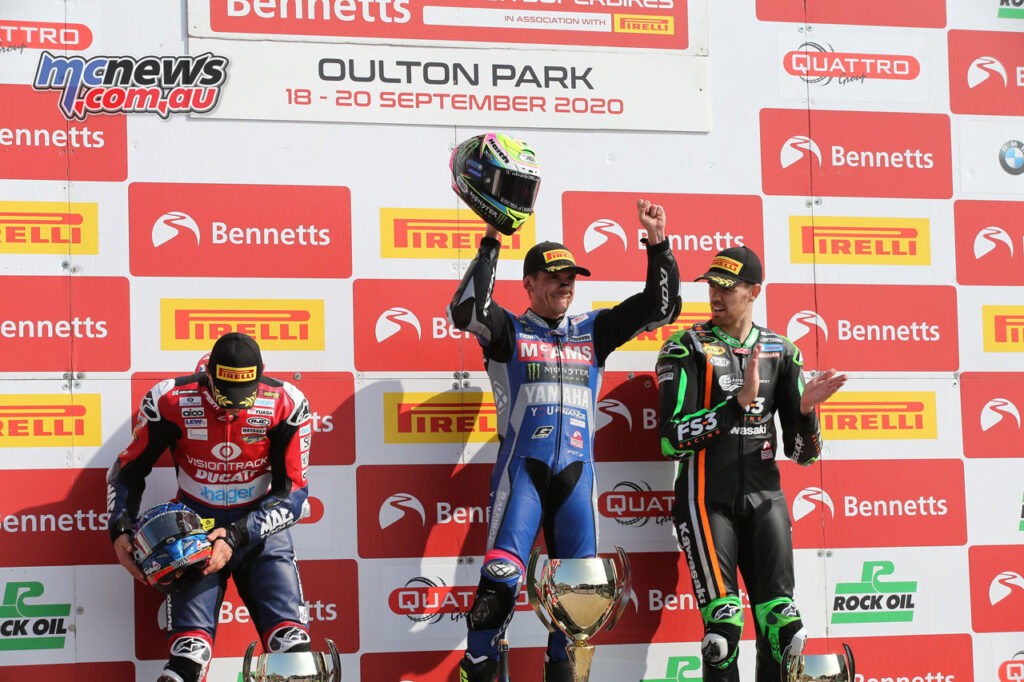 Jason O'Halloran claimed the Race 2 win