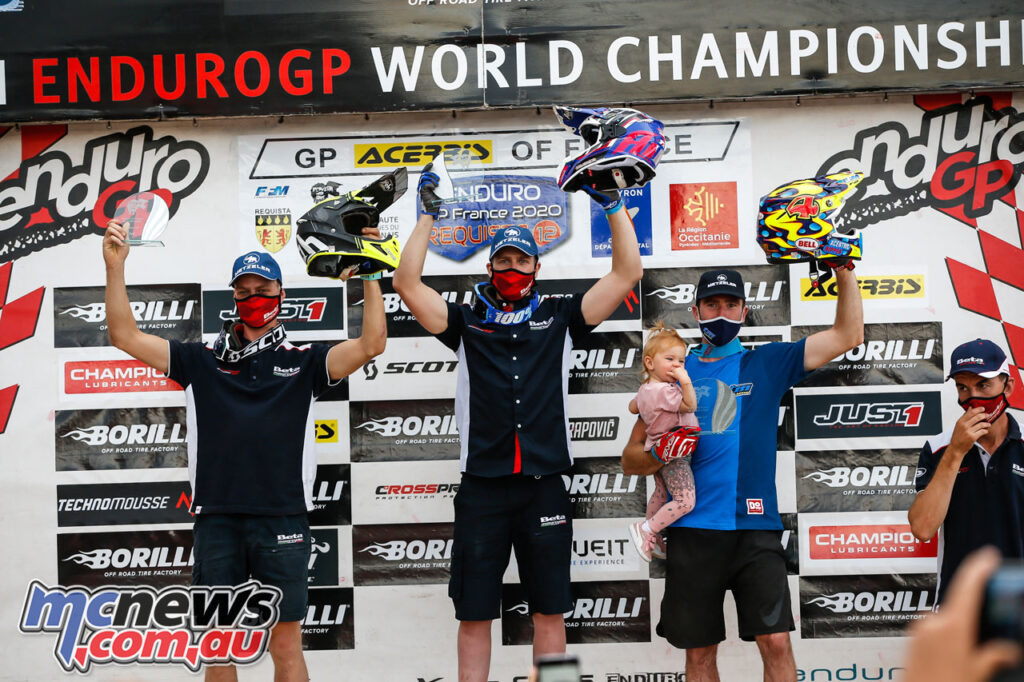 EnduroGP Day 1 Podium -