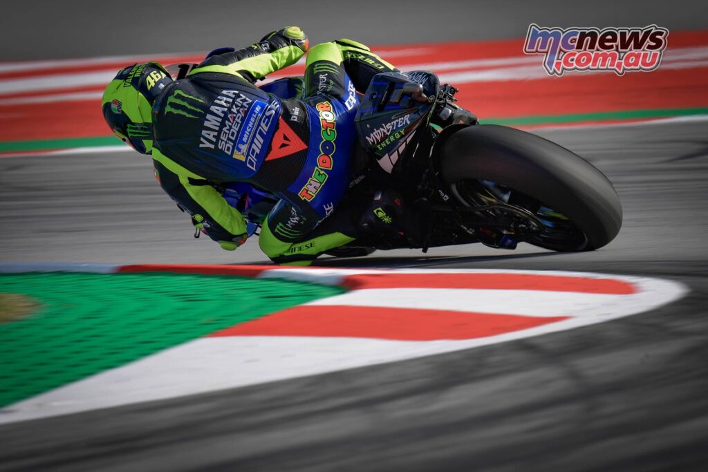 Valentino Rossi, who is the most successful rider at Catalunya in GP racing with 10 wins (seven in the premier class), has qualified third, which is his first front row start since he was second on the grid in Silverstone last year. Rossi is scheduled to start his 350th premier class race on Sunday. The last time Valentino Rossi started from the front row in MotoGP in Catalunya was in 2009, when he was the second fastest qualifier on his way to win the race.
