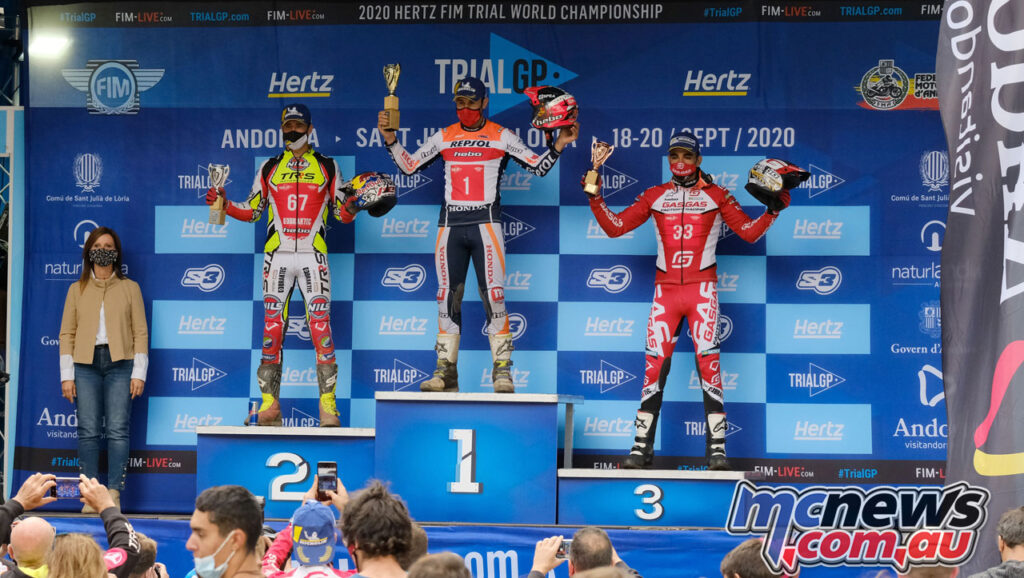 Toni Bou topped the Day 2 podium over
