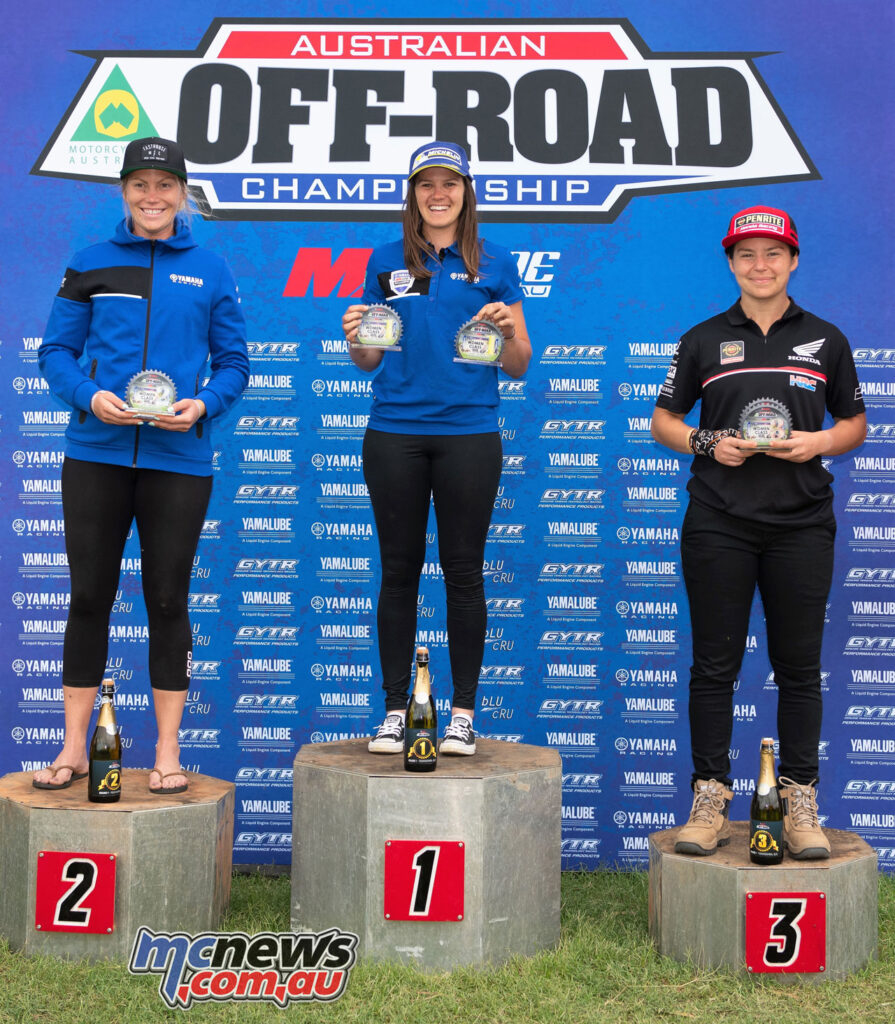 Jessica Gardiner won the women's class from Emelie Karlsson and Emma Milesevic