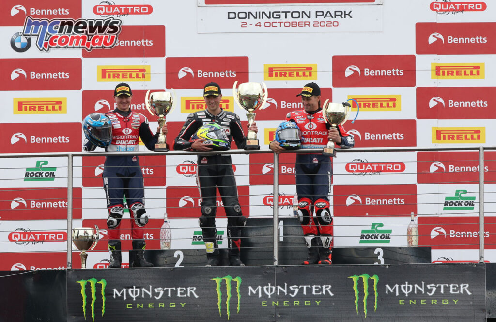 Andrew Irwin topped the podium from Iddon and Brookes