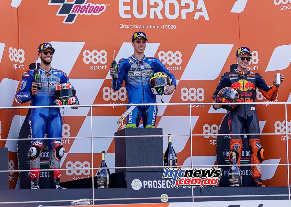 Valencia Stats Smorgasbord - MotoGP by the numbers... 9 2020 MotoGP Round 13 Valencia Race MotoGP Podium